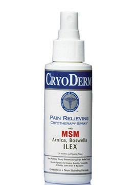 CryoDerm pain relief spray