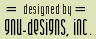 Designed by gnu-designs, inc.